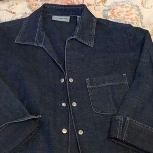 Jean quarter sleeve jacket